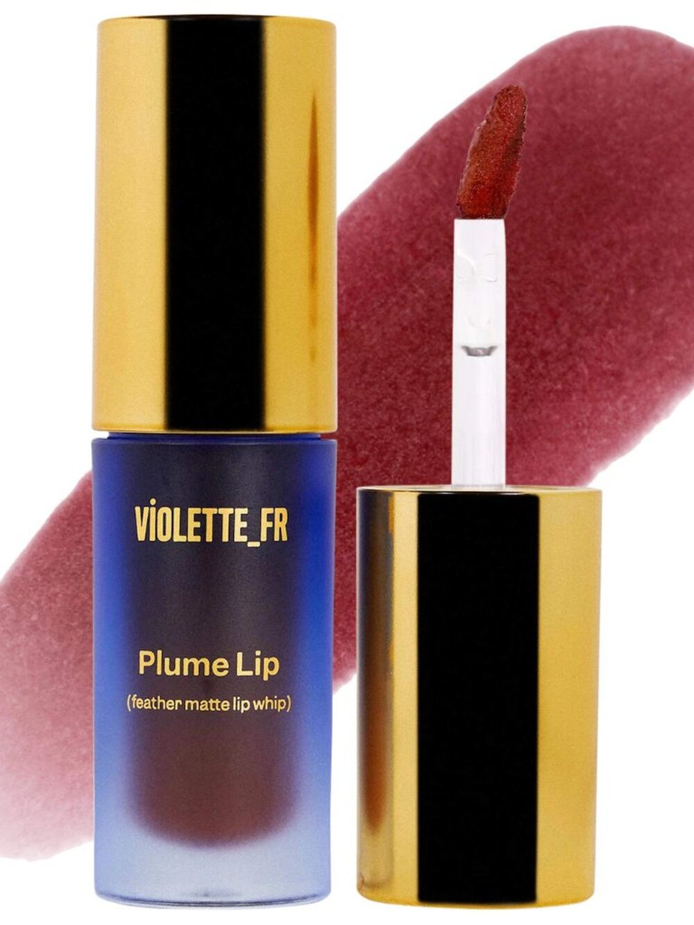 NEW VIOLETTE_FR PLUME LIP Moisturizing Feather Matte Lip Whip | Syrah Fume